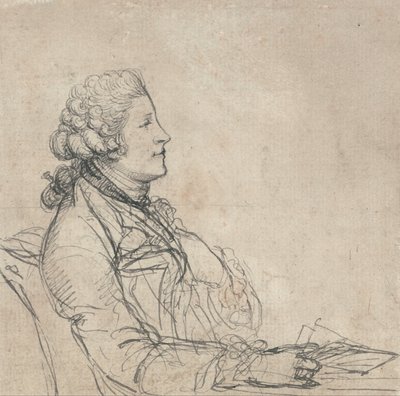 Profile Study of a Young Man by Richard Cosway